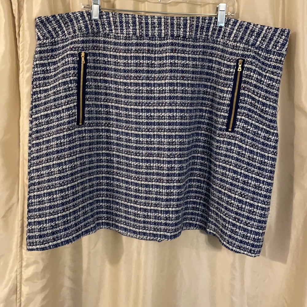 Loft tweed skirt